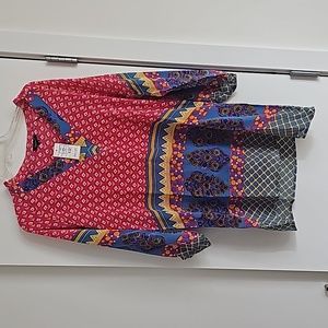 Tolani Nishi tunic size M nwt